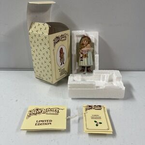 JAN HAGARA Ornament FIGURINE ~ CAROL ~ 1984 ~ Signed Christmas Girl